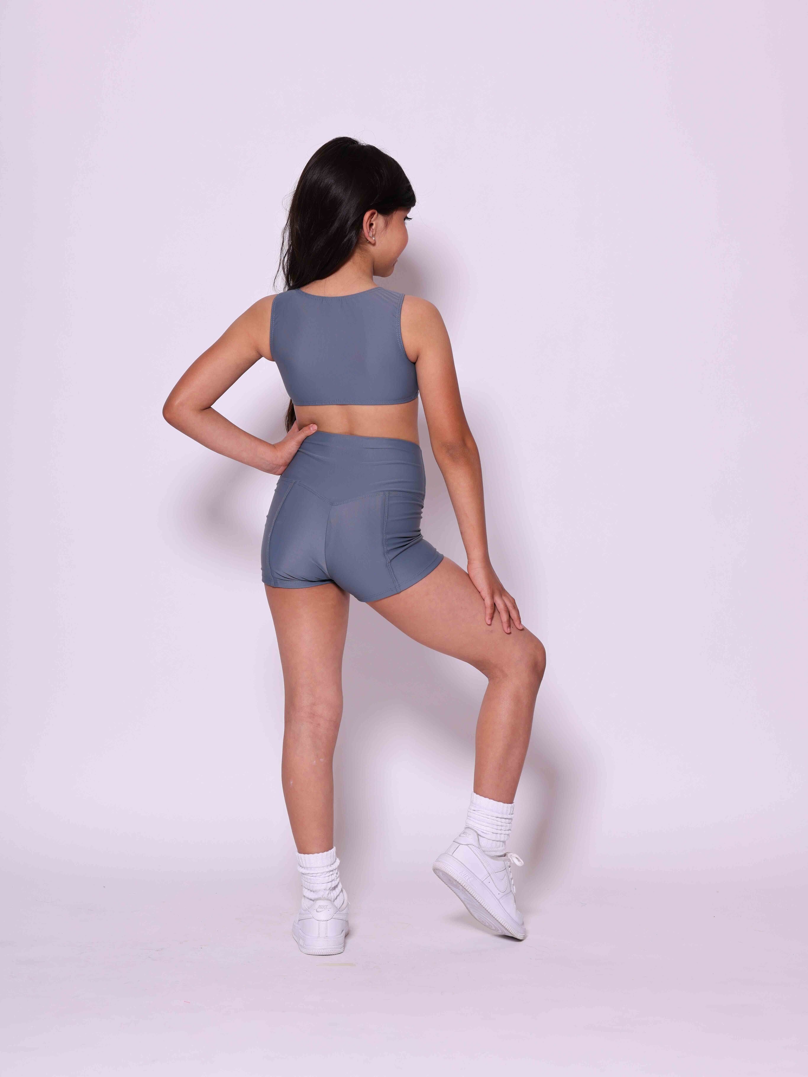 Anikka Short - Gray - Ready To Ship