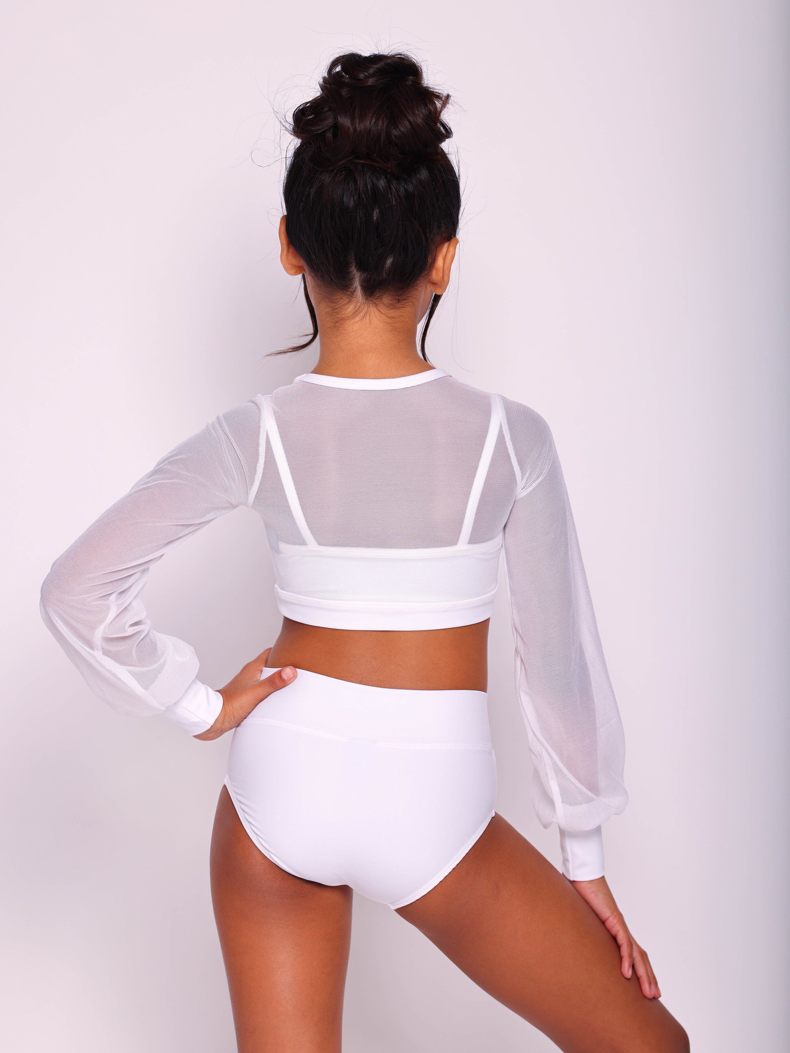 Hollaback Posh Brief - White - Ready to Ship