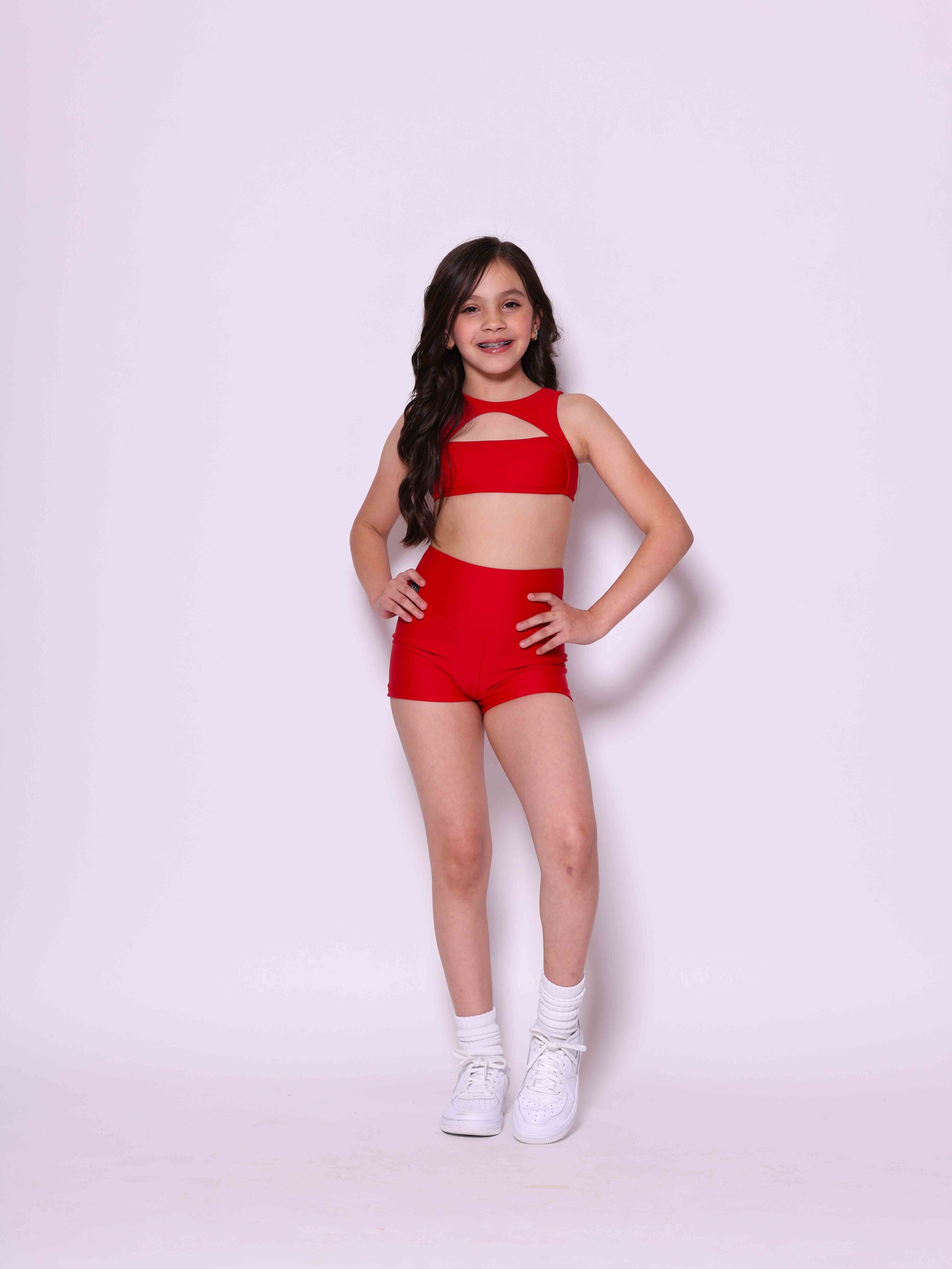 Anikka Bra Top - Red - Ready To Ship