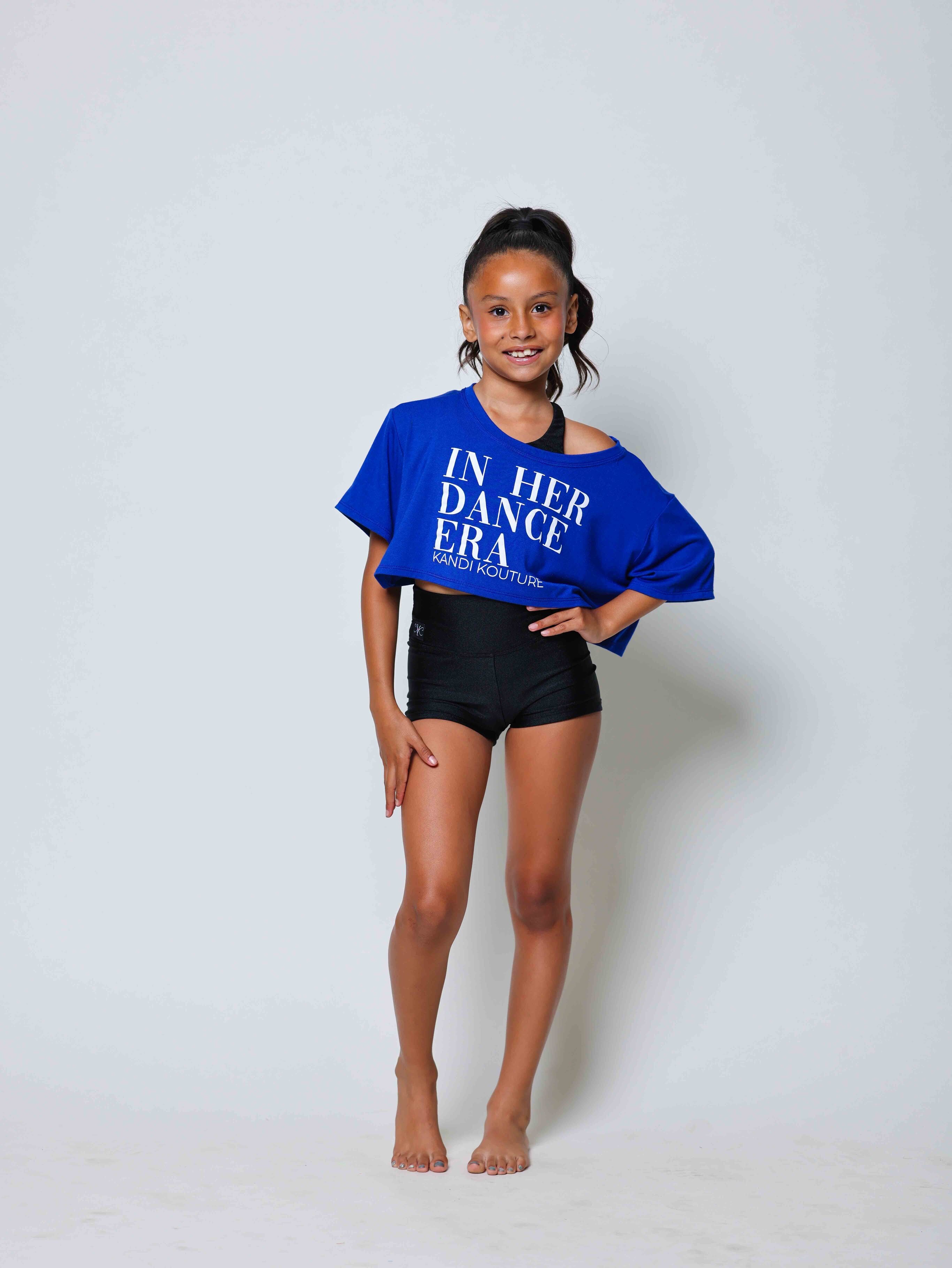 The Perfect Cropped Tee - Royal Blue