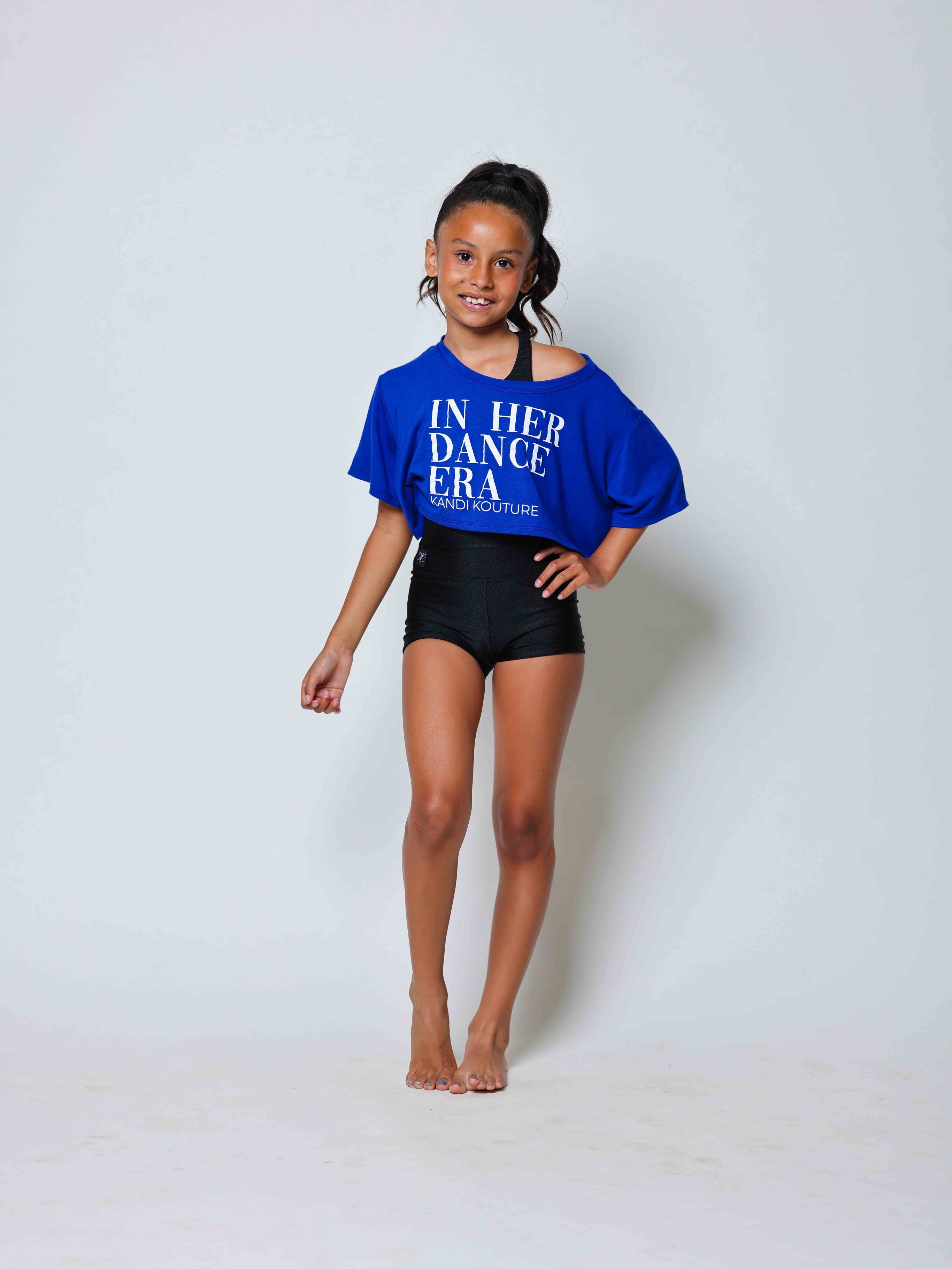 The Perfect Cropped Tee - Royal Blue