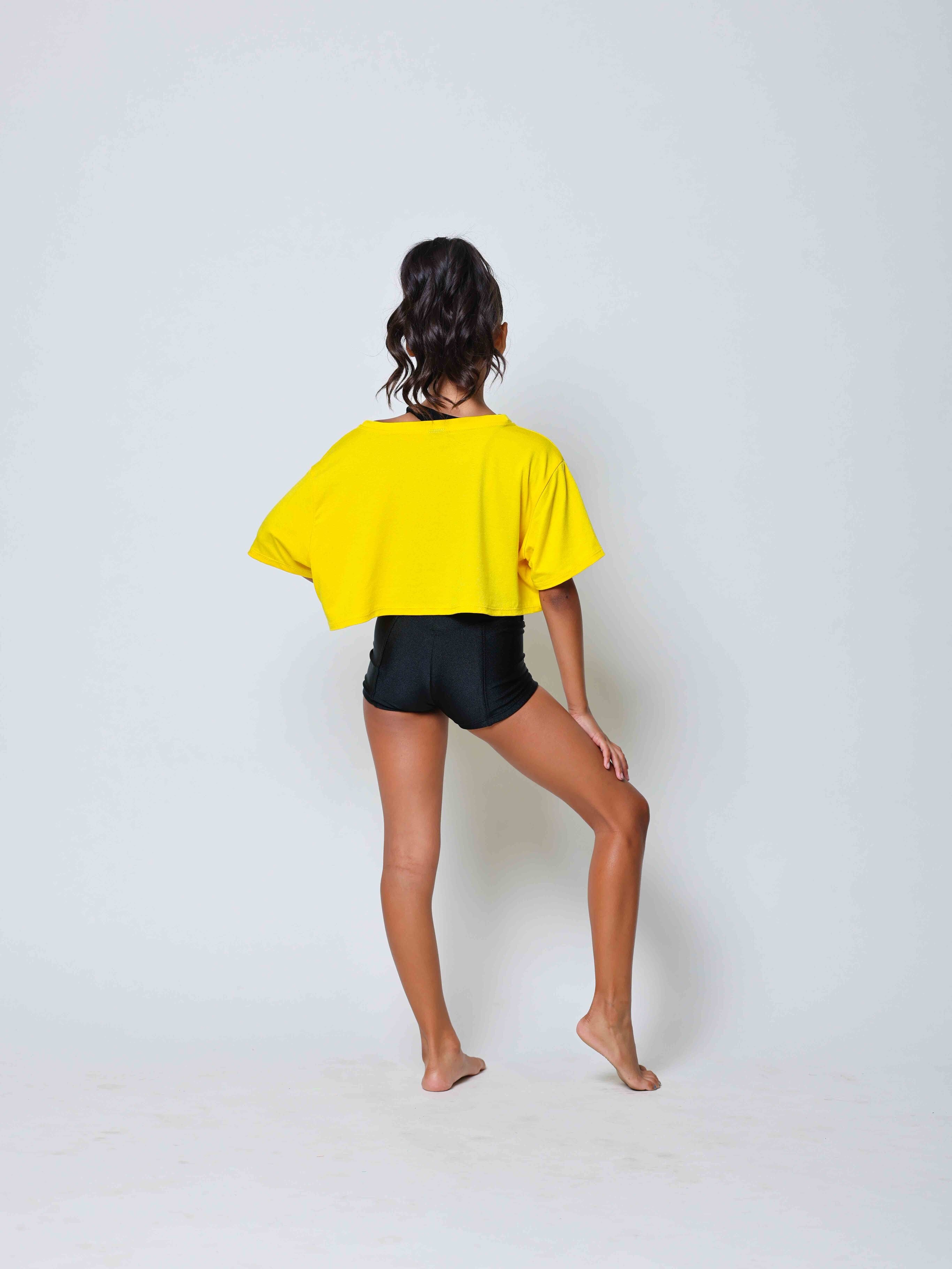 The Perfect Cropped Tee - Sunshine