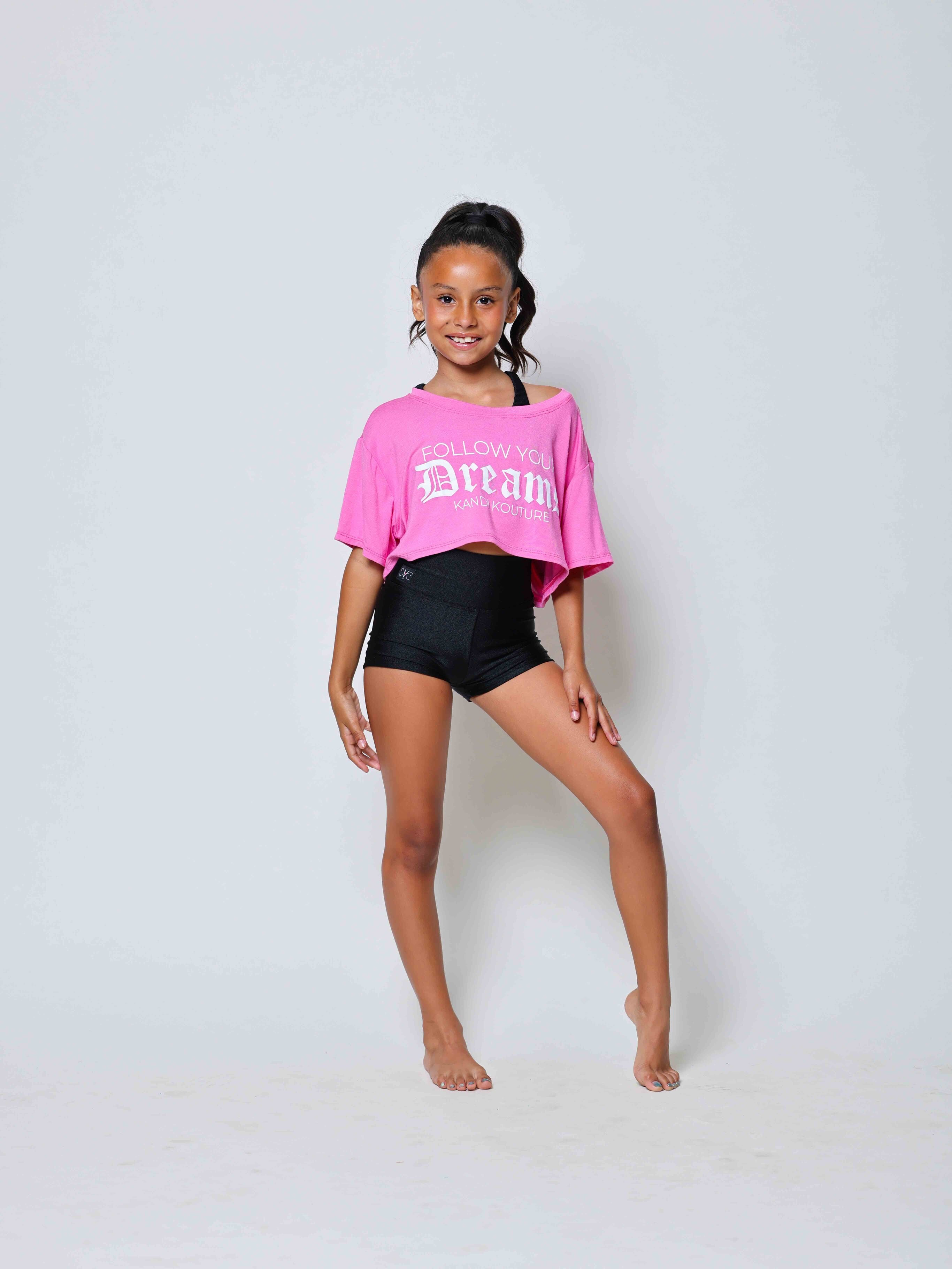 The Perfect Cropped Tee - Pink