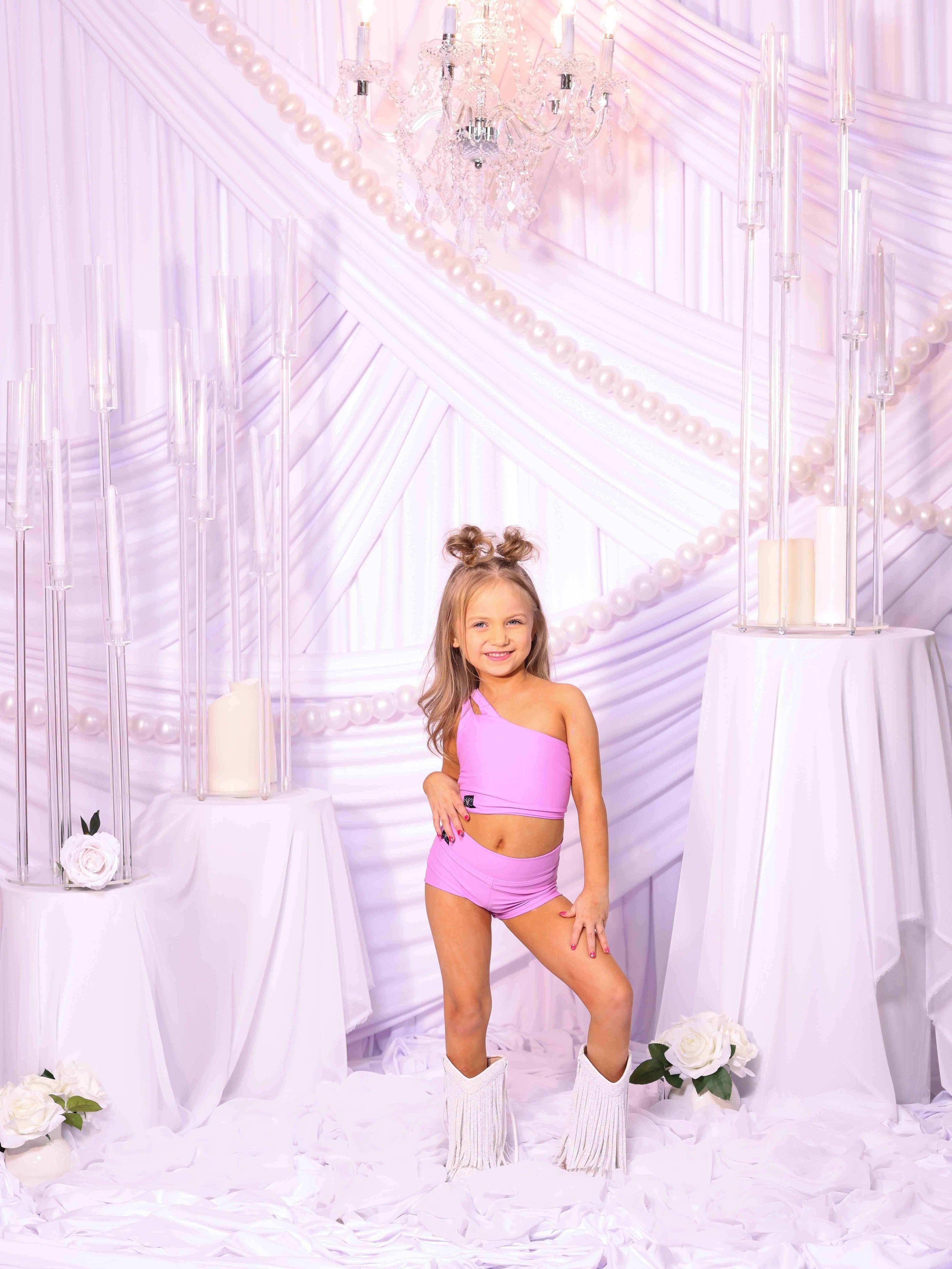 My Time Celebrity Short - Lilac - Ready To Ship