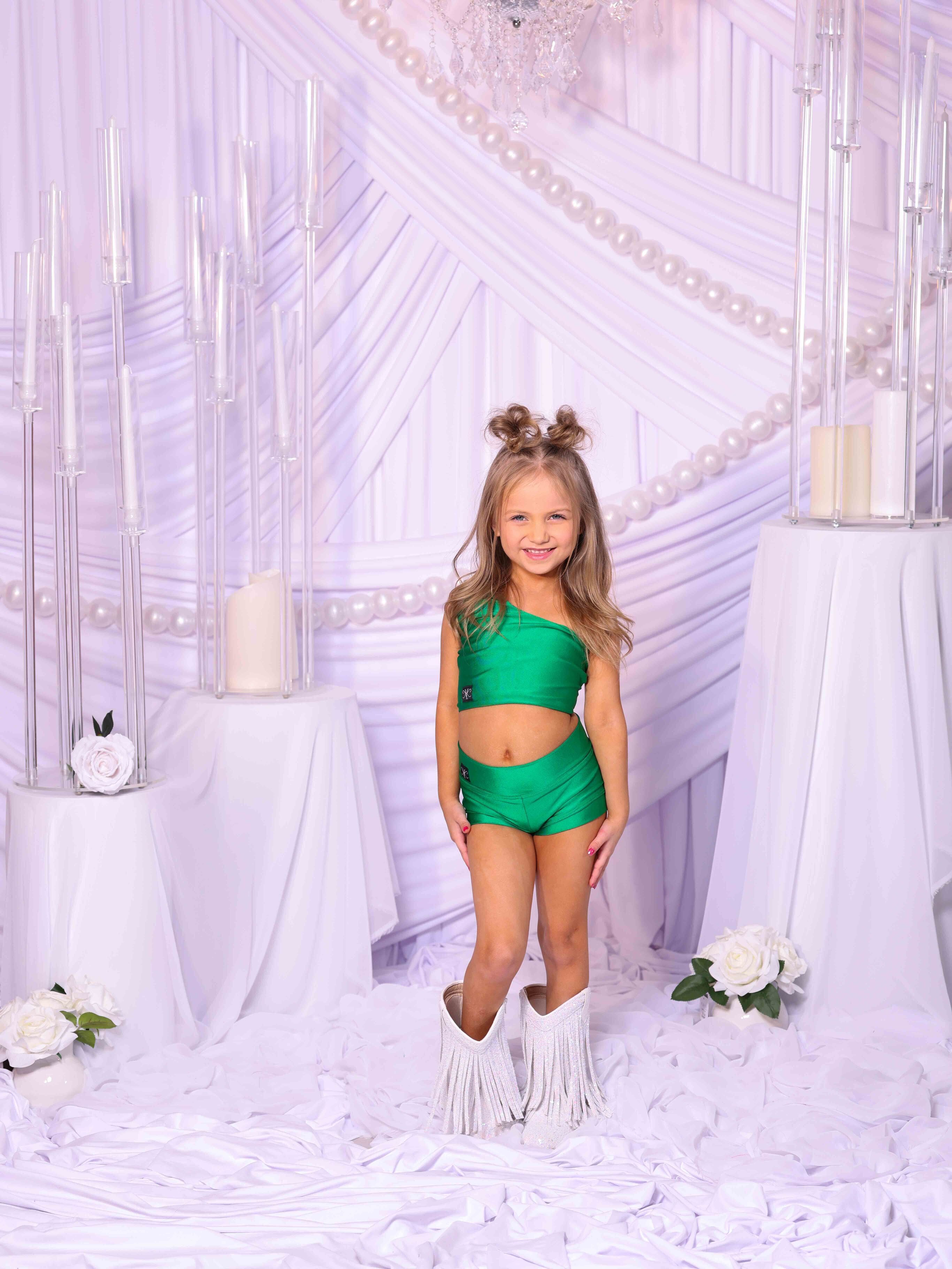 My Time Celebrity Short - Emerald - Ready To Ship