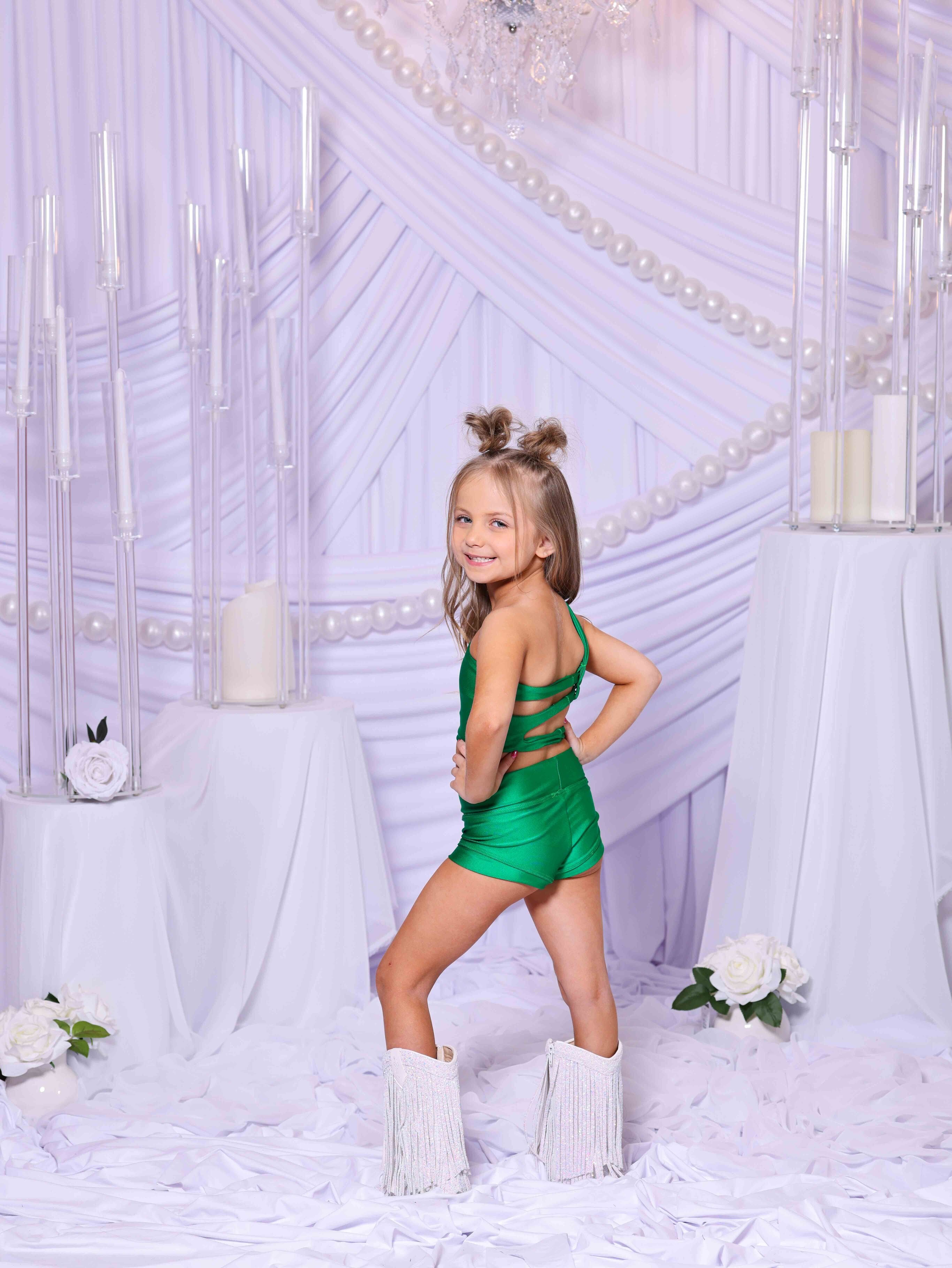 My Time Celebrity Short - Emerald - Ready To Ship