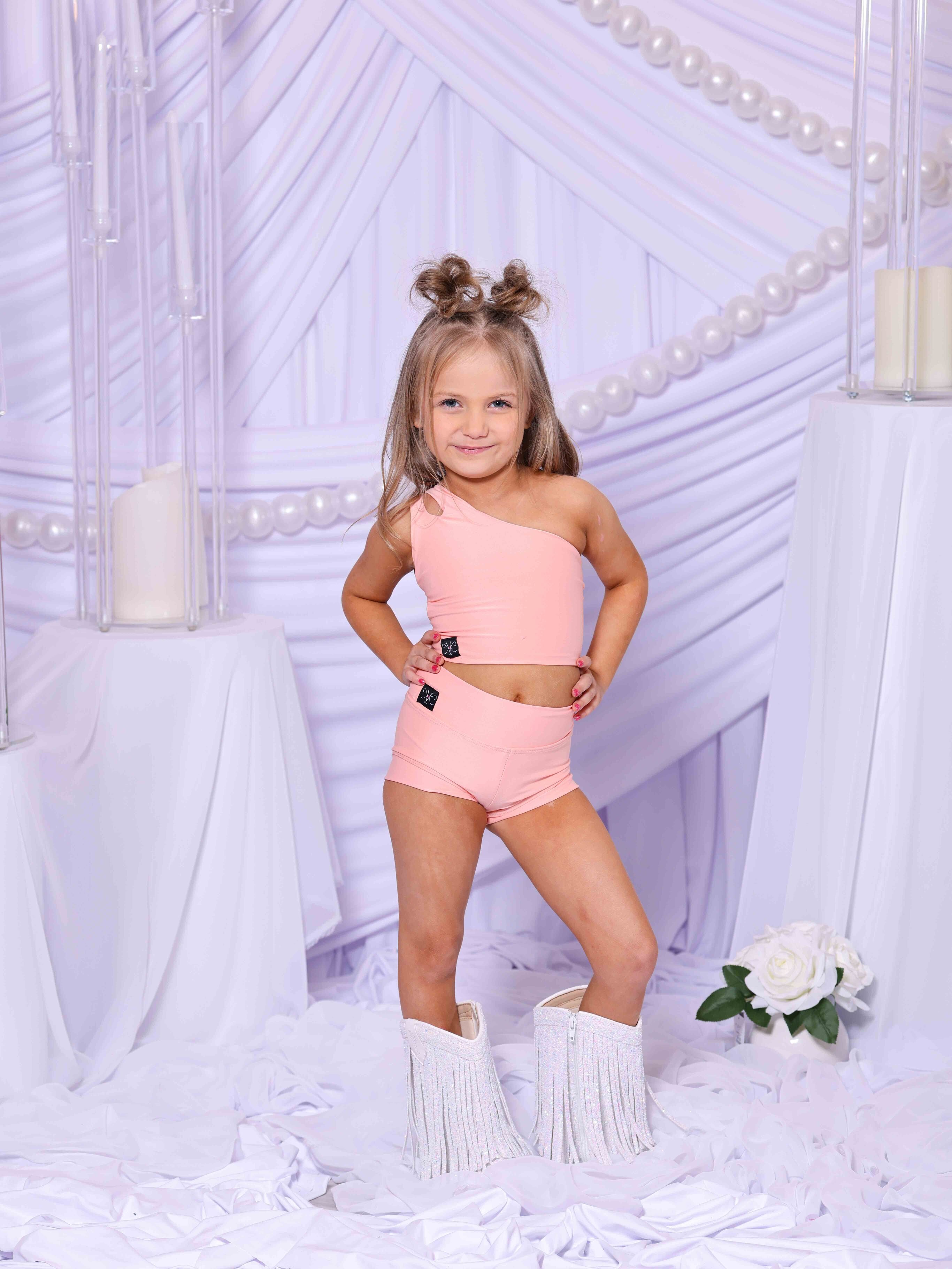 My Time Crop Top - Peachy - Ready To Ship