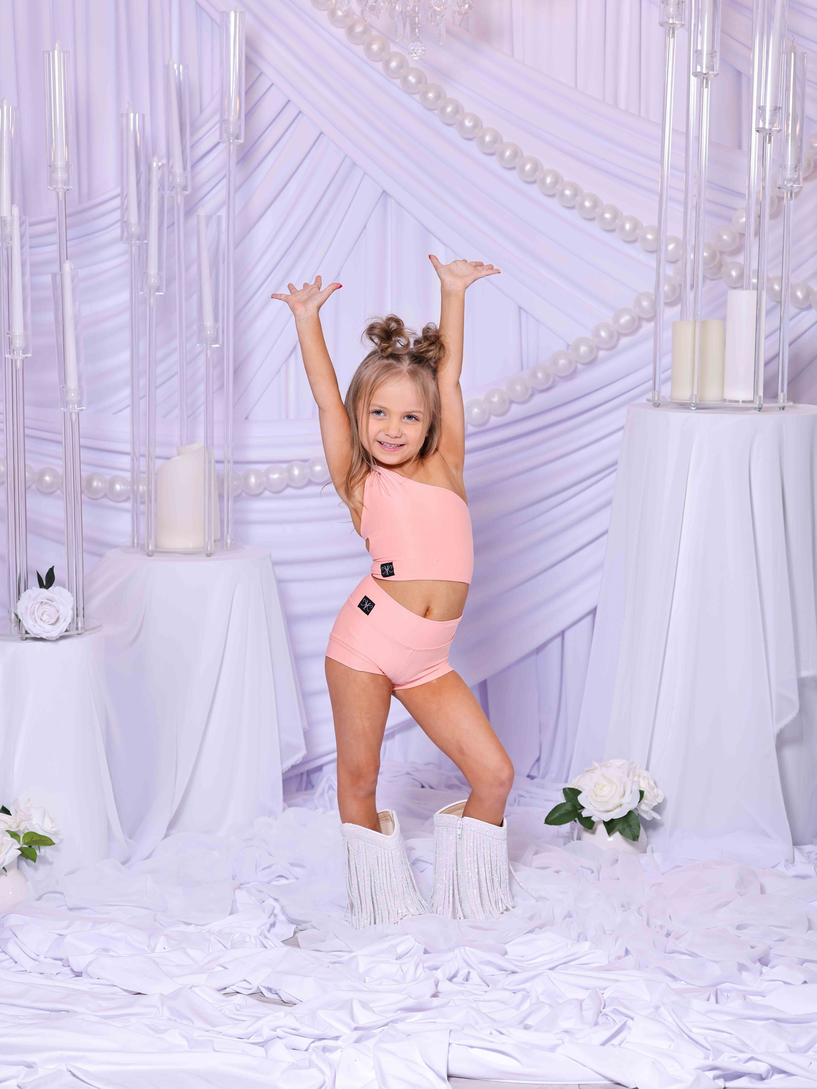 My Time Crop Top - Peachy - Ready To Ship