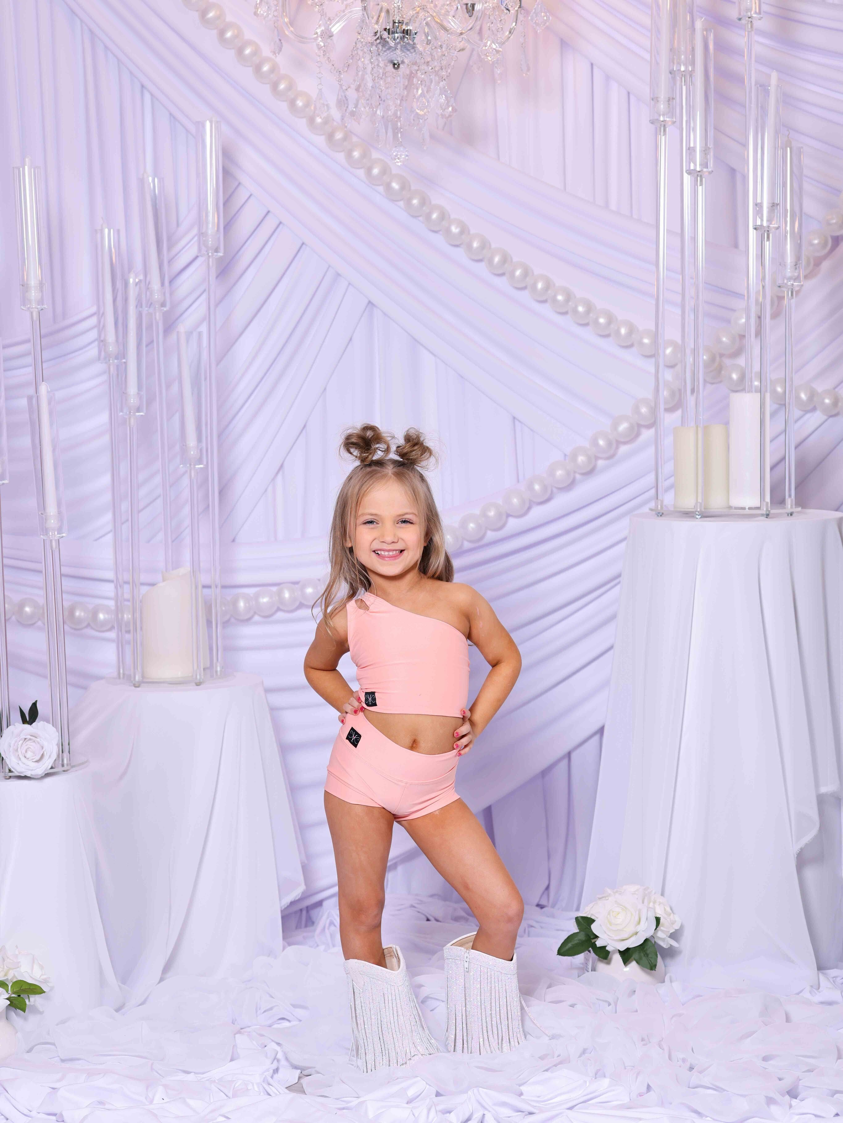 My Time Crop Top - Peachy - Ready To Ship