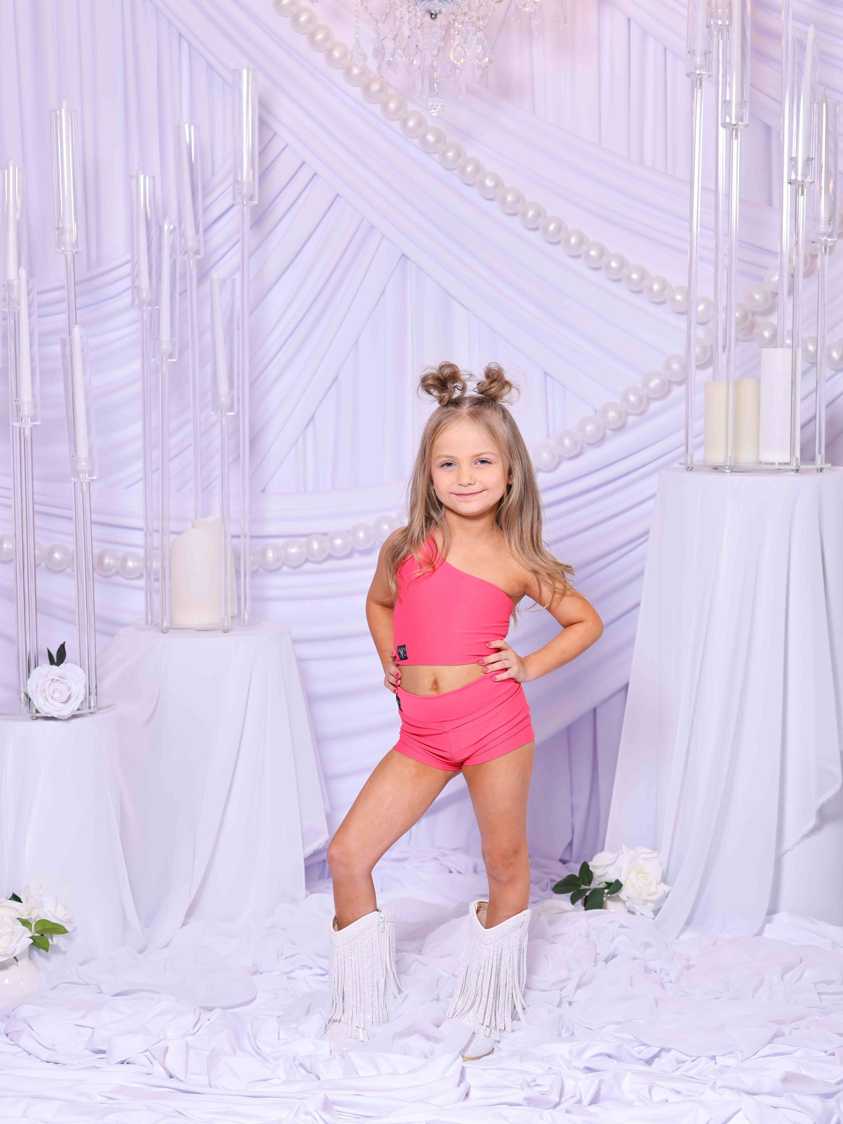 My Time Crop Top - Hot Coral - Ready To Ship