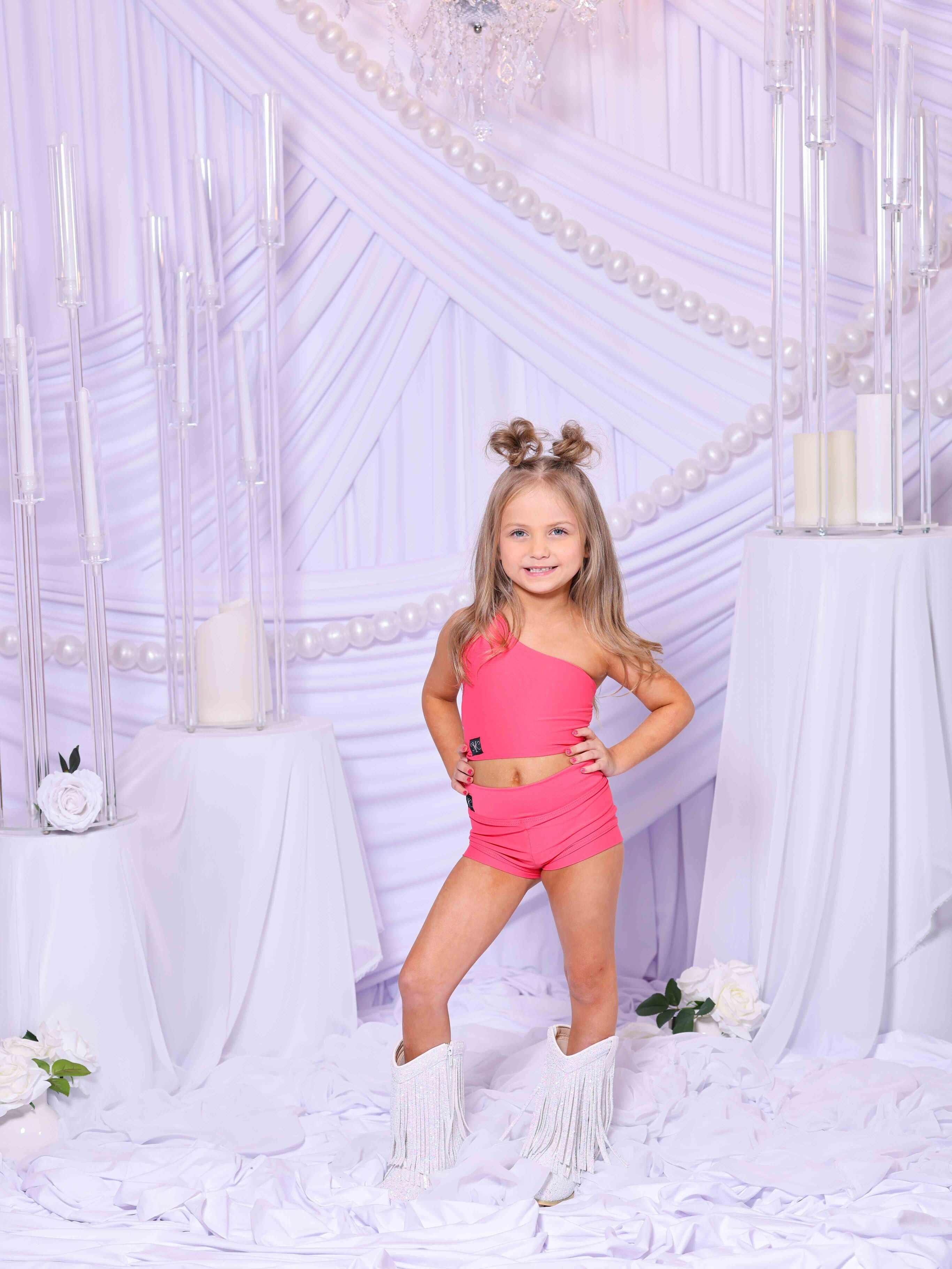 My Time Crop Top - Hot Coral - Ready To Ship