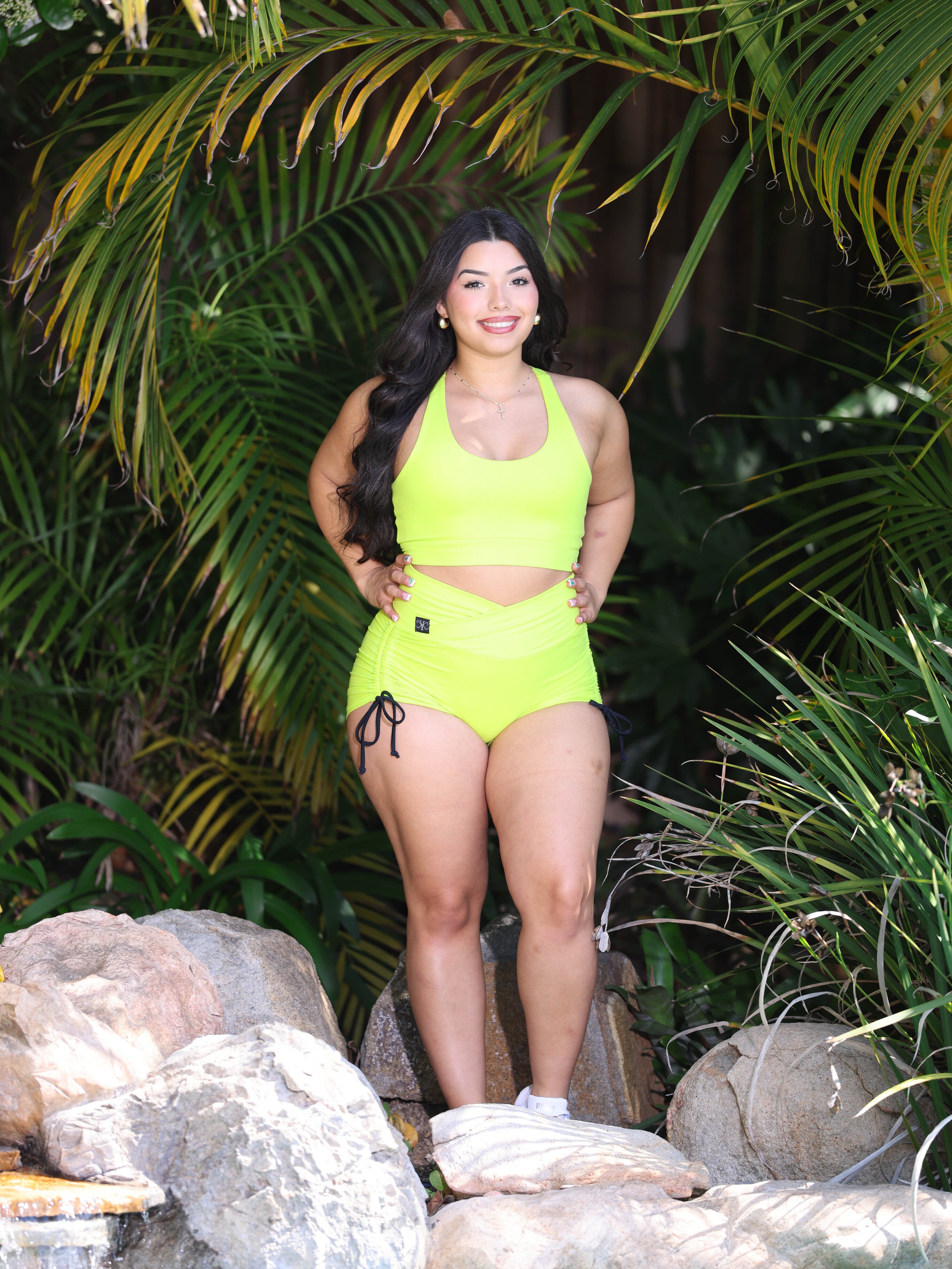 Luxe Life Bra Top - Chartreuse - Ready To Ship