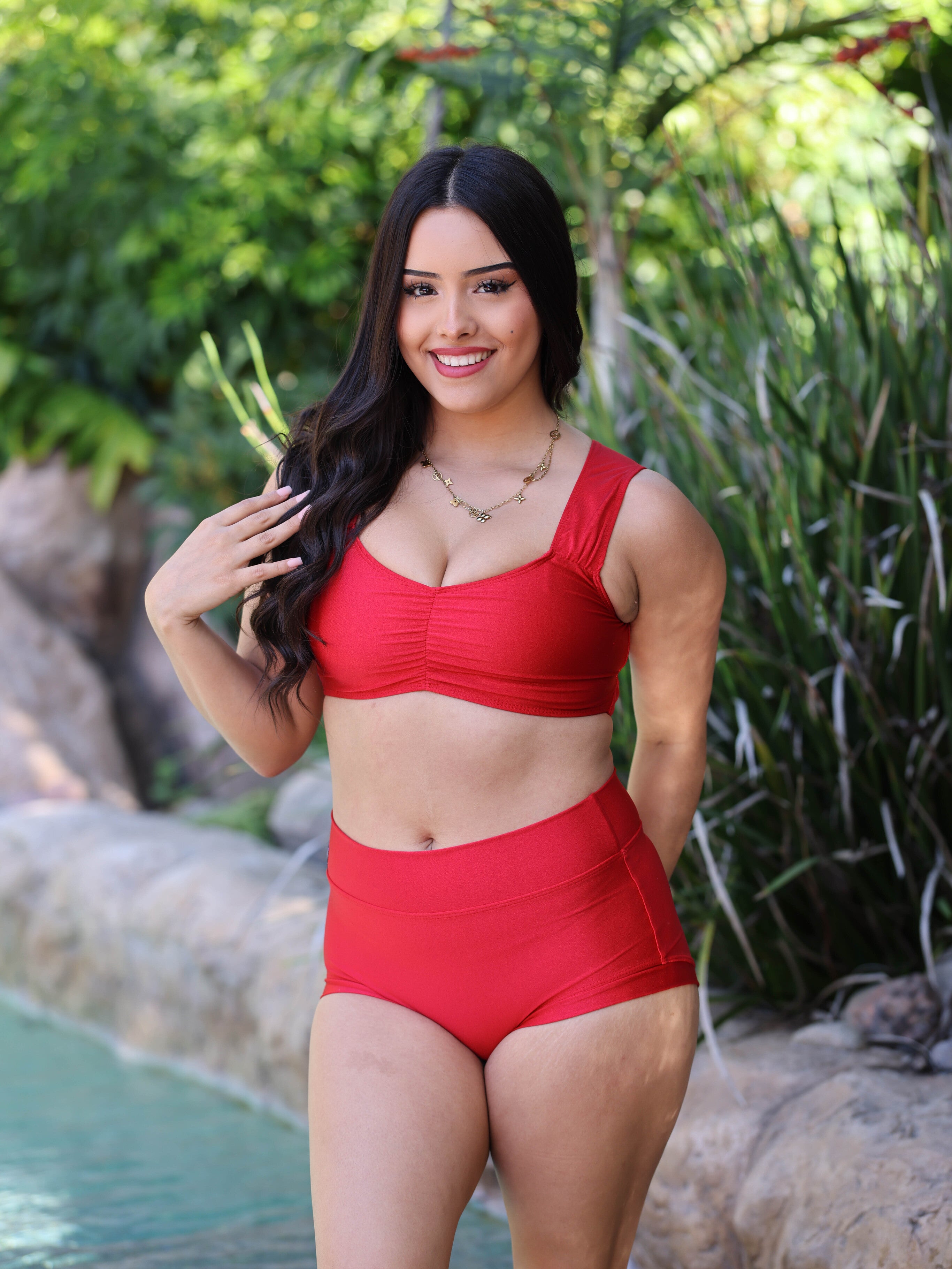 Count On Me VIP Brief - Red Shiny - Ready To Ship