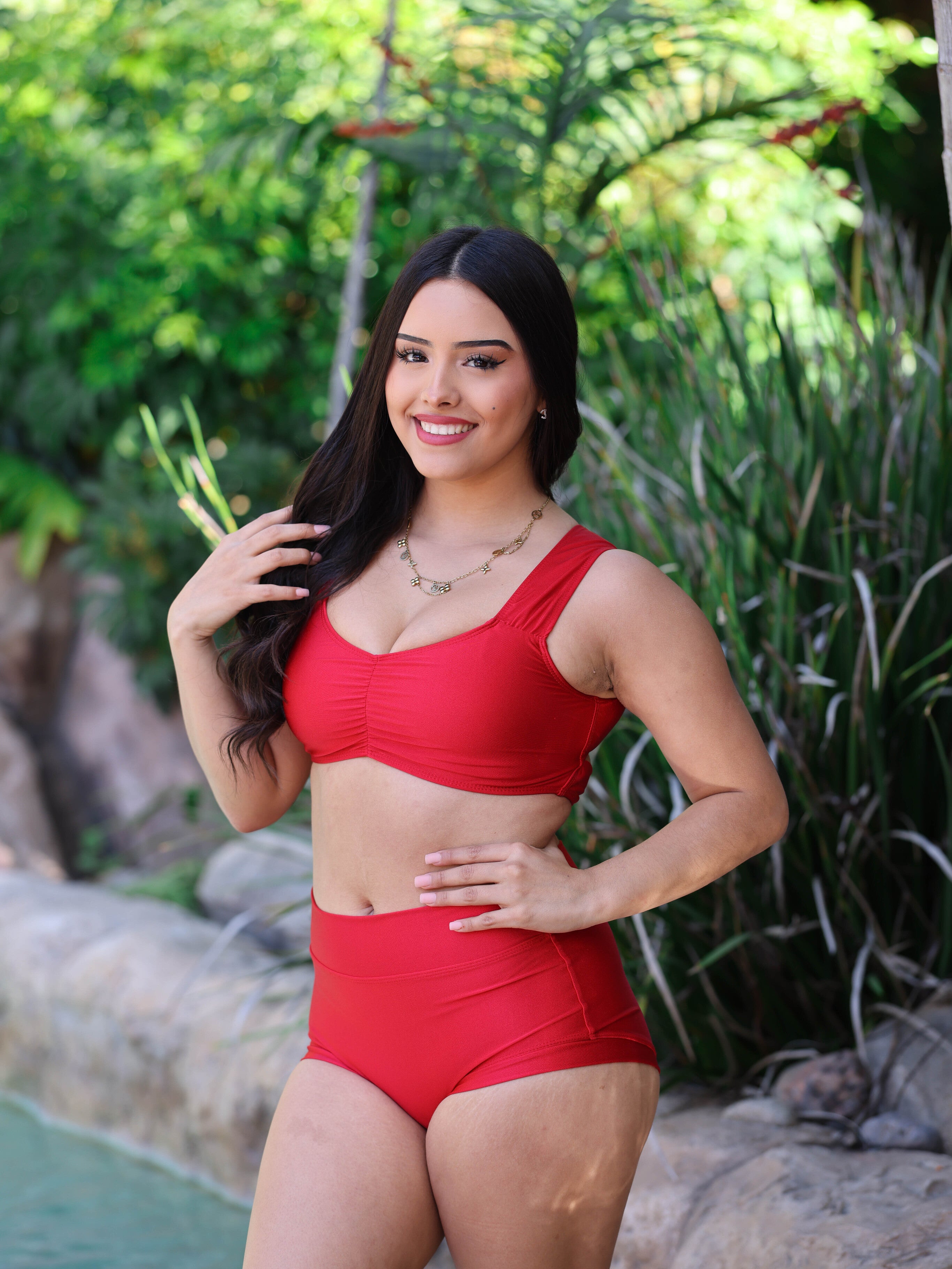 Count On Me VIP Brief - Red Shiny - Ready To Ship