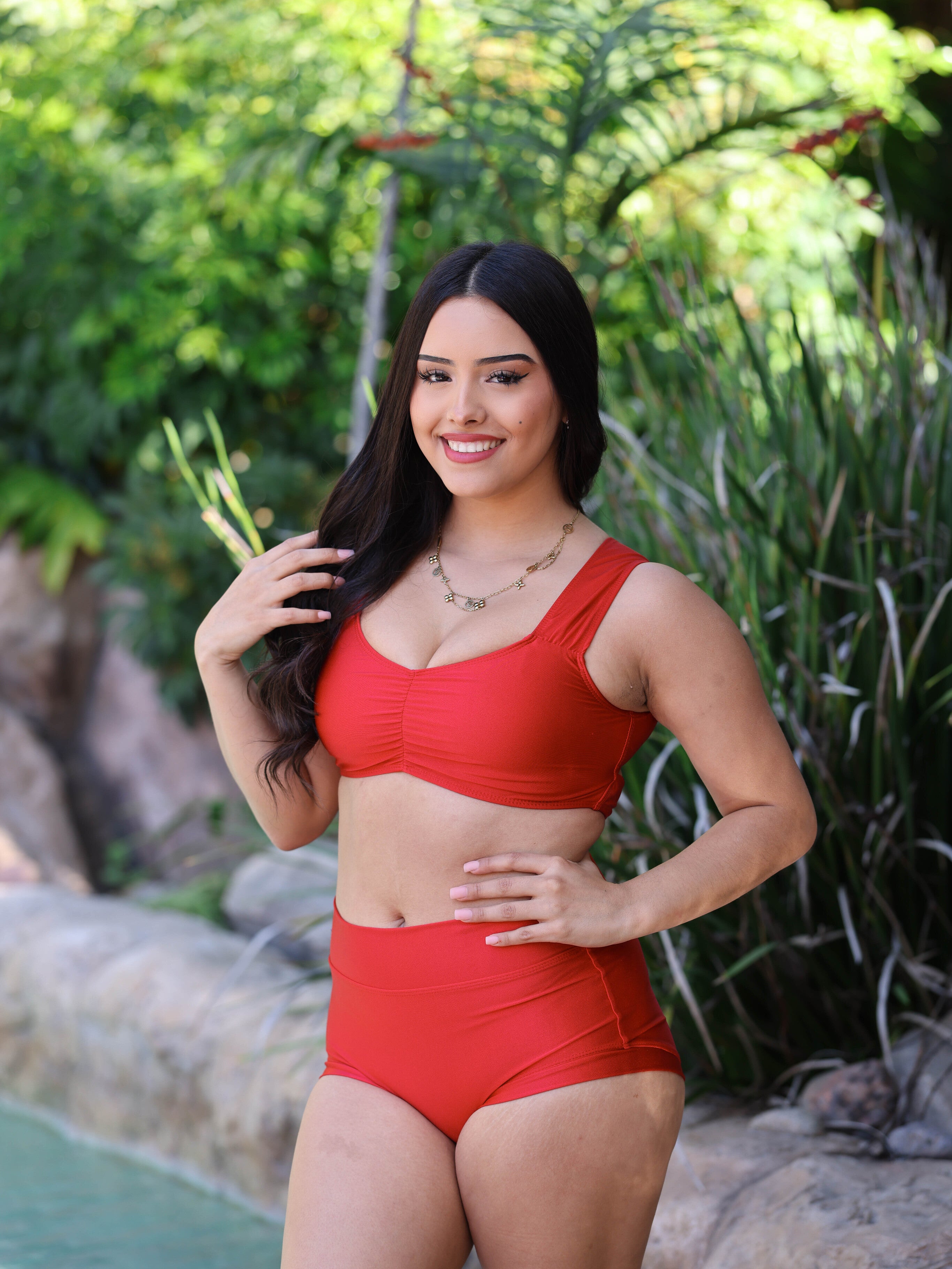 Count On Me VIP Brief - Red Shiny - Ready To Ship