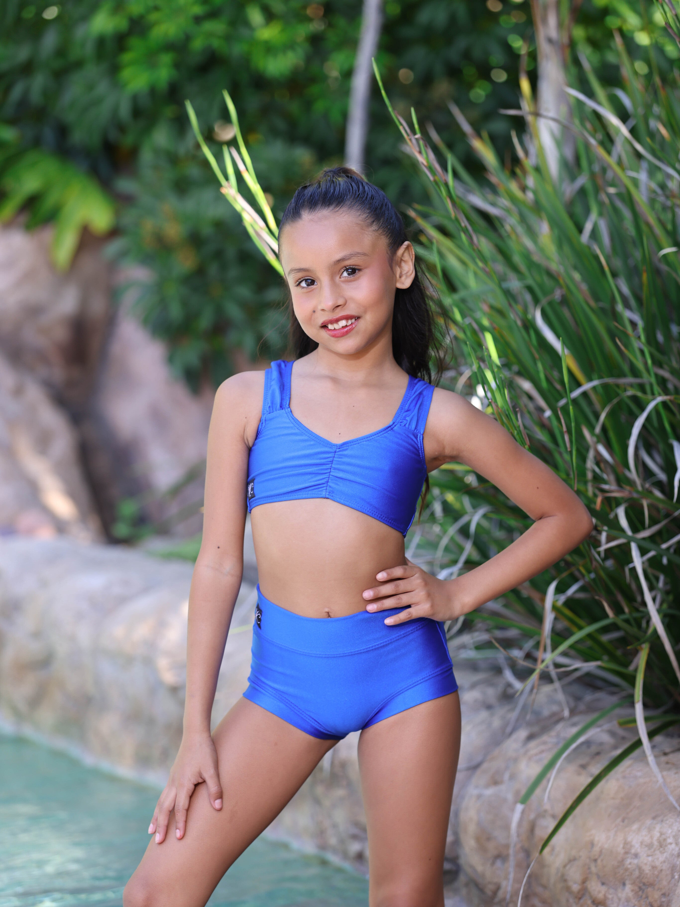 Count On Me VIP Brief - Royal Blue Shiny - Ready To Ship