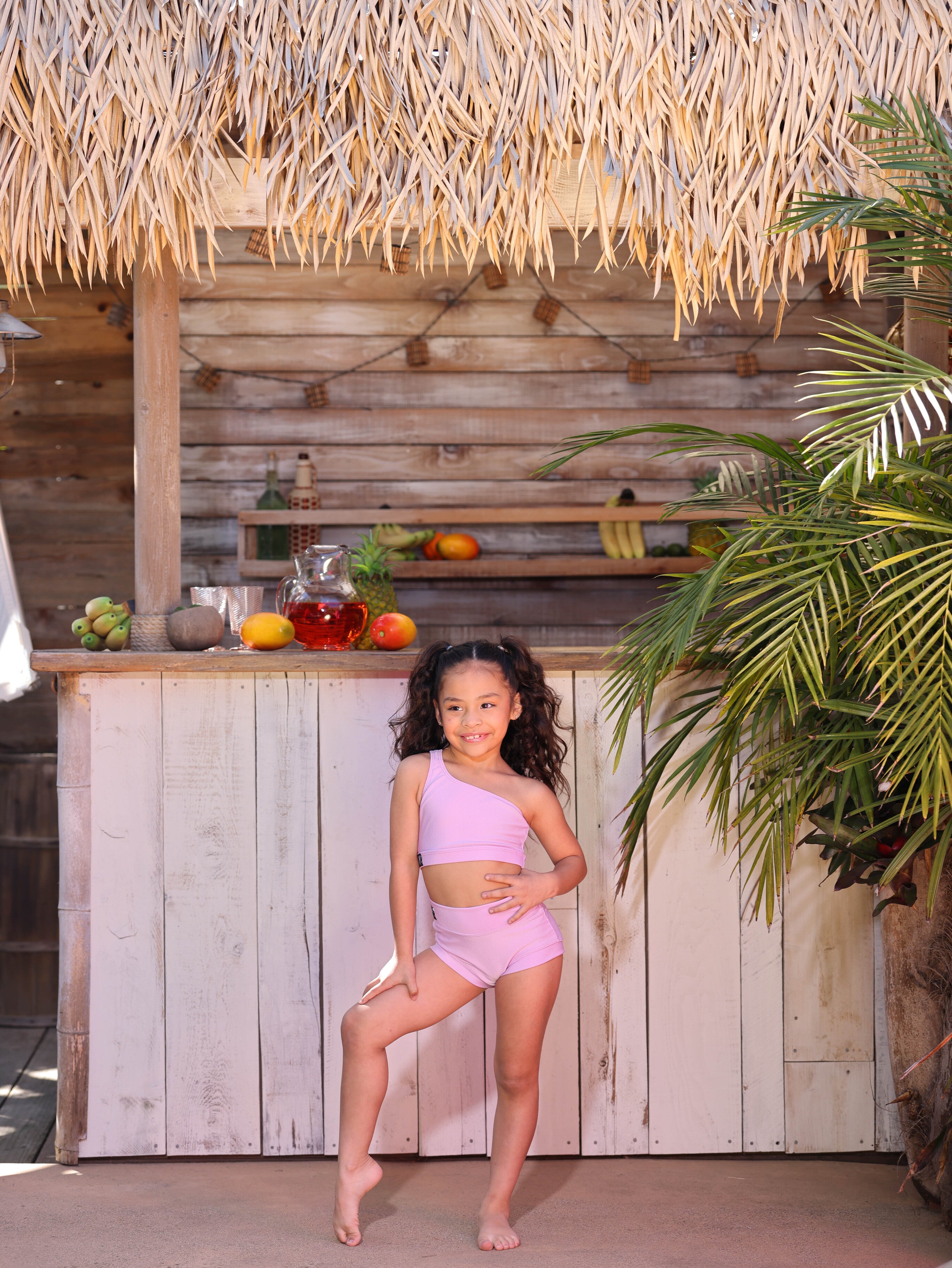 Cross the Line Ribbed Bra Top - Lavender Ribbed - Ready to Ship