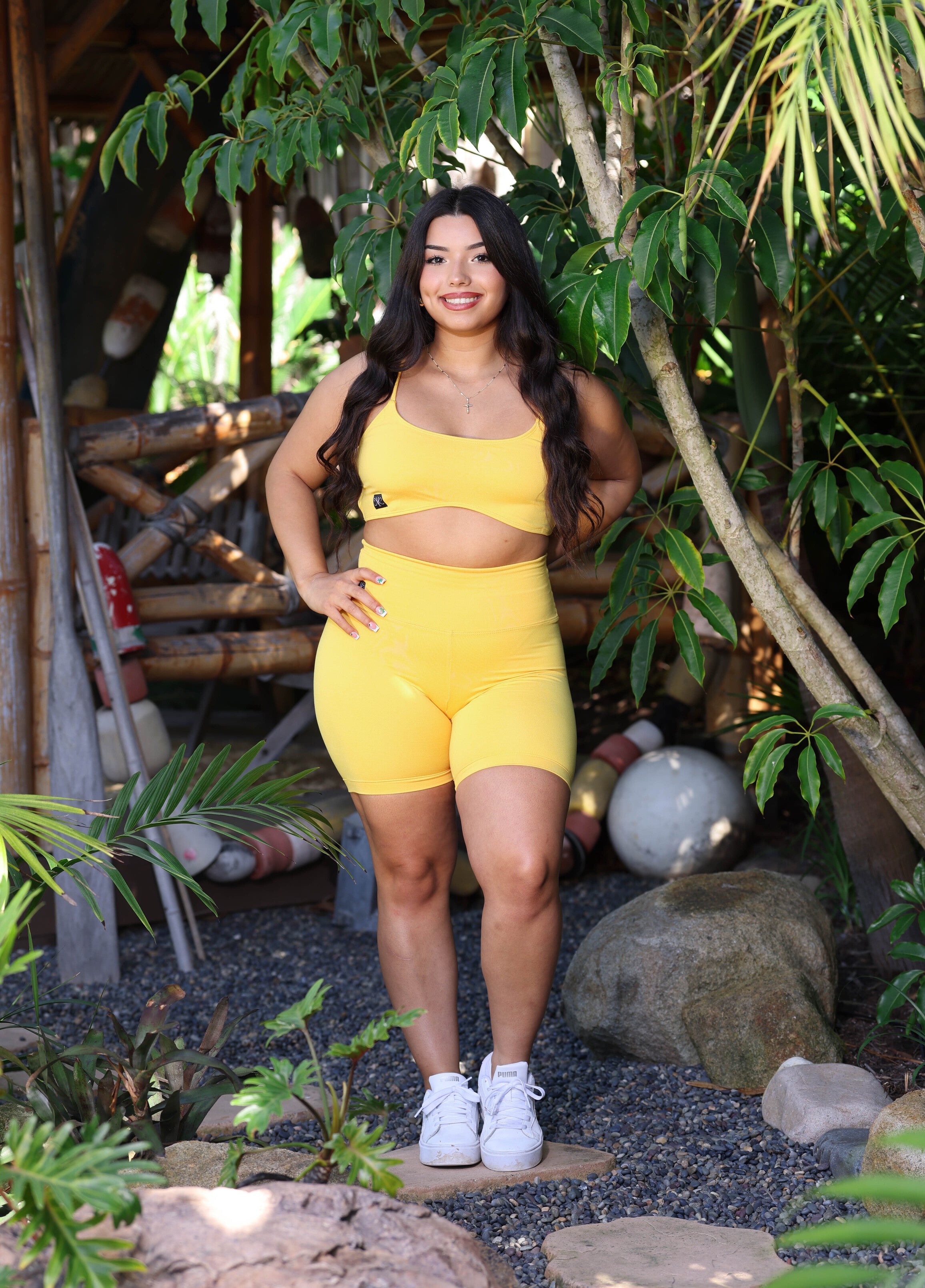 Everyday Biker Short - Mango - Ready To Ship