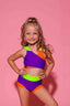Cross My Heart VIP Brief - Purple/Neon Orange/Neon Green - Ready To Ship - Halloween Limited Edition
