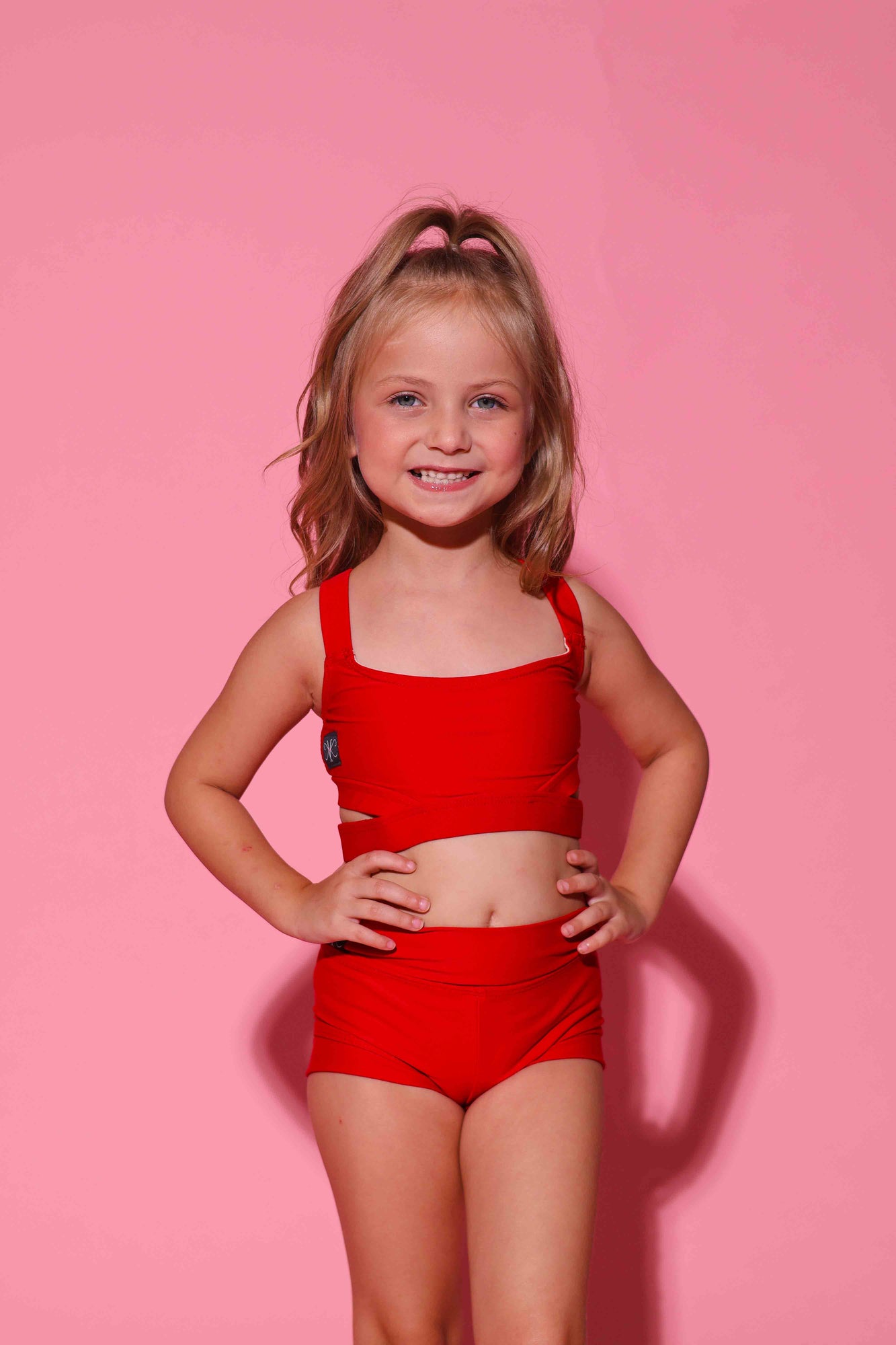 Side Hustle Celebrity Short - Red - Ready To Ship