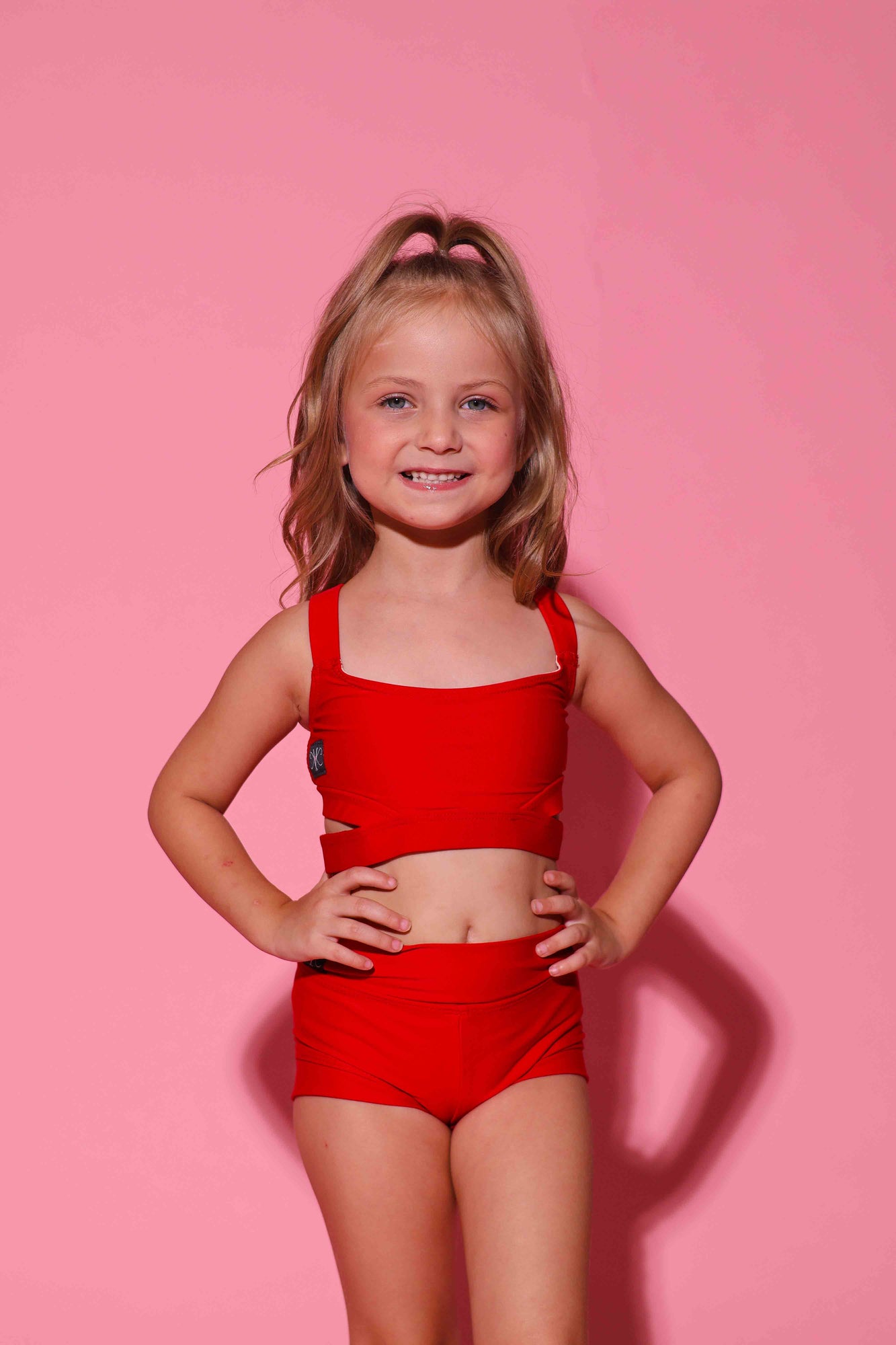 Side Hustle Bra Top - Red - Ready To Ship