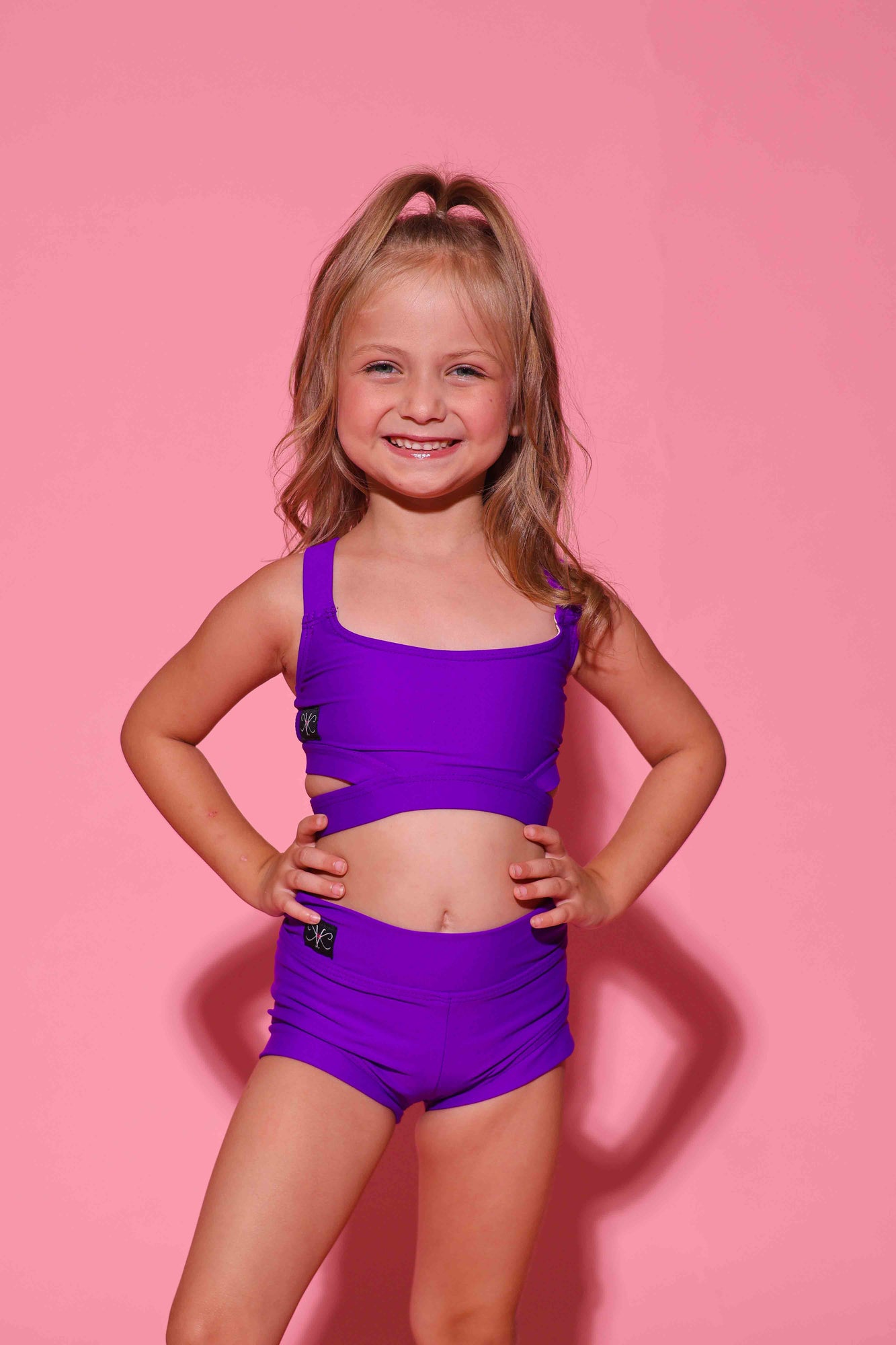 Side Hustle Celebrity Short - Purple - Ready To Ship