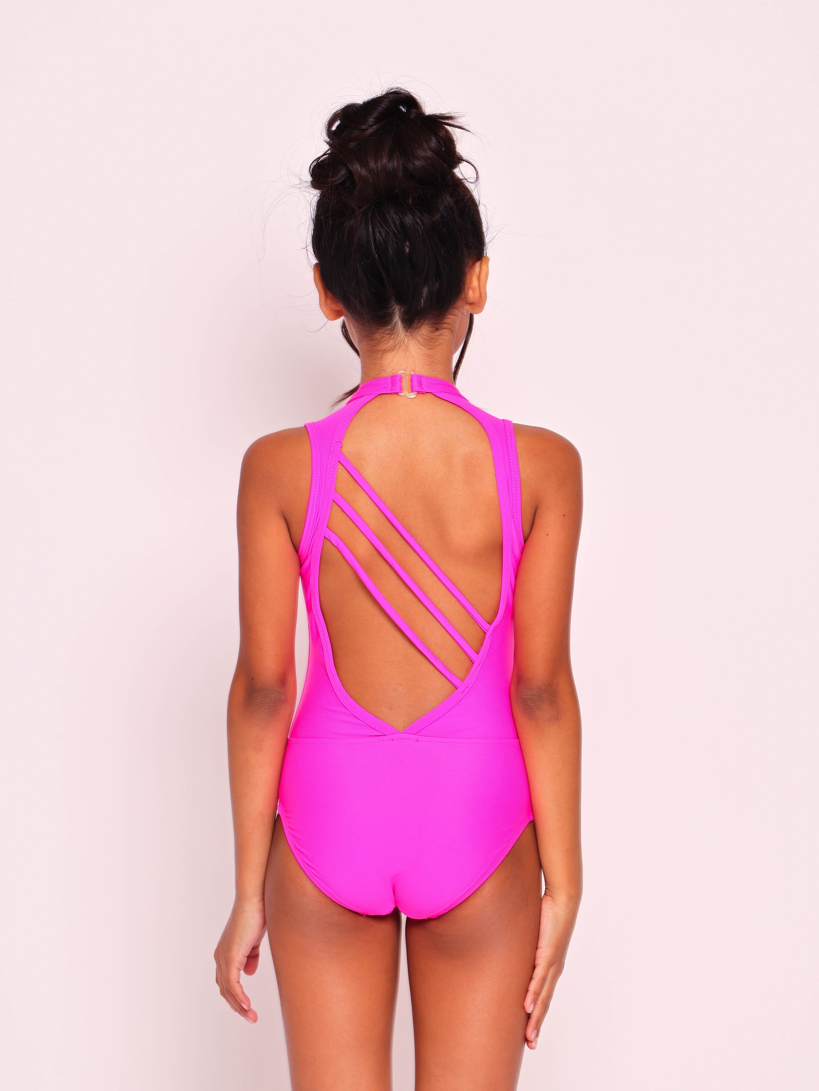Audition Leotard - Neon Pink - Ready to Ship