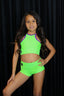 Bow Down Celebrity Short - Neon Green - Ready To Ship