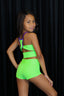 Bow Down Celebrity Short - Neon Green - Ready To Ship