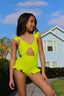 Valentina Leotard - Neon Yellow - Ready to Ship