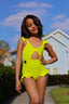 Valentina Leotard - Neon Yellow - Ready to Ship