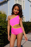 Pixie Leotard - Neon Pink/Sunshine Yellow - Ready to Ship