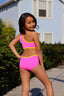 Pixie Leotard - Neon Pink/Sunshine Yellow - Ready to Ship