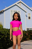 Timeless Crop Top - Fuchsia - Ready To Ship