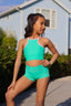 Bow Down Celebrity Short - Mint - Ready To Ship