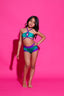 Weekend Bra Top - Serpent/Purple - Ready To Ship