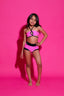 Weekend Bra Top - Neon Pink/Black - Ready To Ship