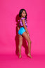 Call Me Cute Leotard - Sky Blue/Lilac - Ready To Ship