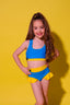 Lolita Brief - Turquoise/Yellow - Ready To Ship