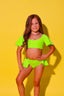 Flutter Brief - Neon Green - Ready To Ship