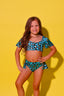 Flutter Brief - Blue Gold Cheetah - Ready To Ship