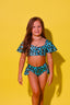 Flutter Brief - Blue Gold Cheetah - Ready To Ship
