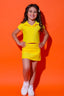 Sweet Pea Skort - Sunshine Yellow - Sparkle Plum Exclusive - Ready to Ship