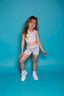 Darling Short - Princess Floral - Sparkle Plum Exclusive - Ready to Ship
