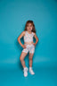 Darling Short - Princess Floral - Sparkle Plum Exclusive - Ready to Ship
