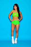 The Weekend Bra Top - Neon Green - Ready To Ship