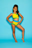 Cross My Heart VIP Brief - Yellow/Green/Turquoise - Ready To Ship