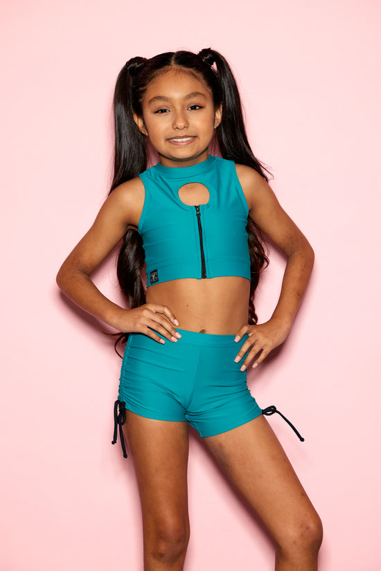 Don't Think You Can Do Better Keyhole Zipper Top