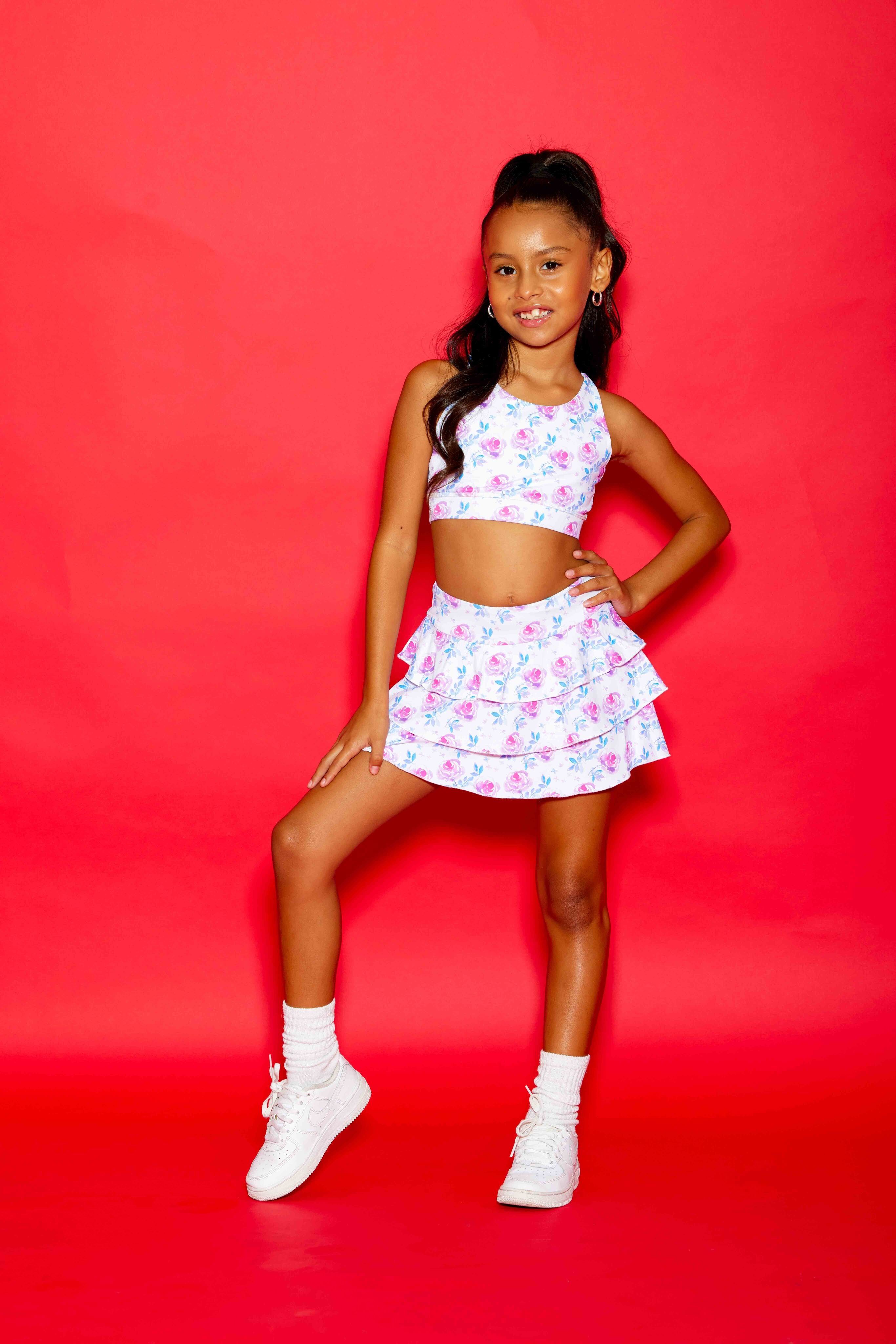 Sweetie Pie Bra Top - Rosie Posie - Sparkle Plum Exclusive - Ready to Ship