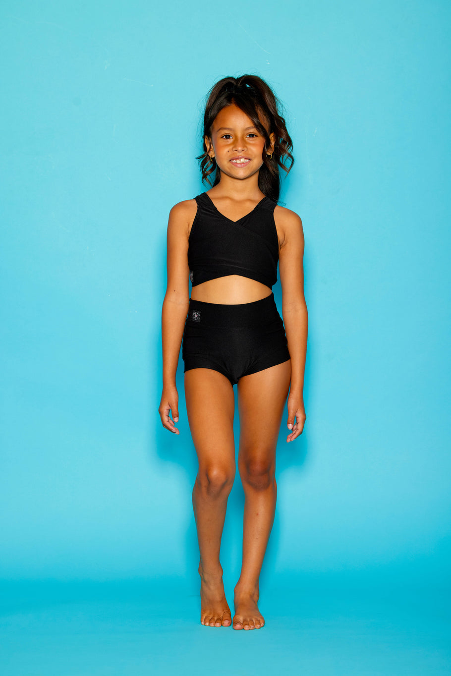 Cross My Heart Bra Top - Black - Ready To Ship